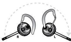 JABRA PRO 9465 DUO - HOW TO WEAR THE HEADSET - 7