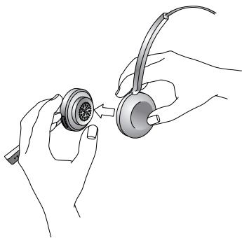 JABRA PRO 9465 DUO - Detaching the headband - 1