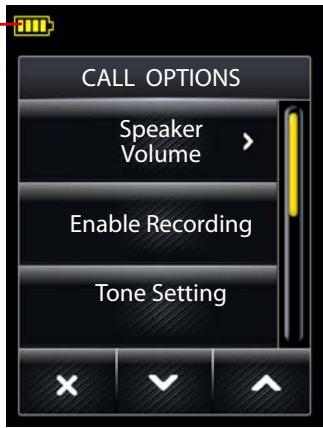 JABRA PRO 9465 DUO - CALL OPTIONS MENU - 2