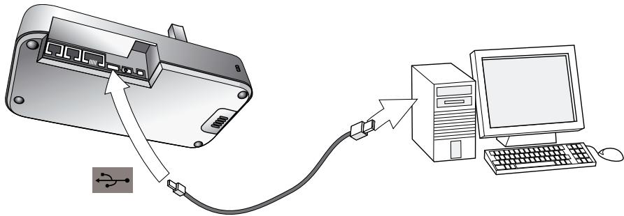 JABRA PRO 9465 DUO - CONNECTING THE BASE TO YOUR COMPUTER - 1