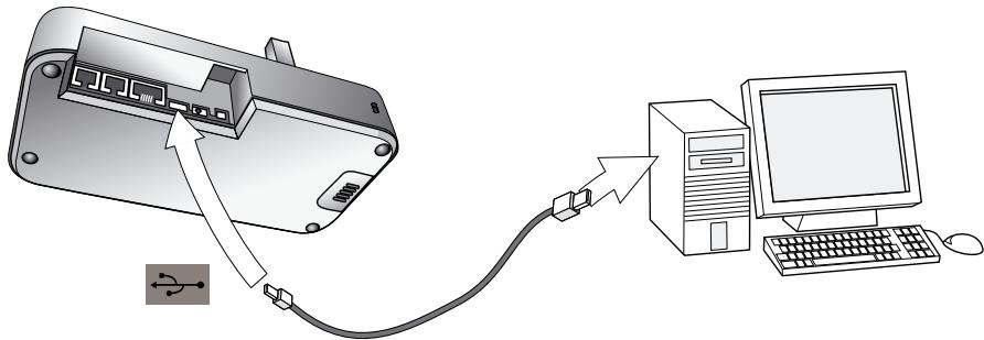 JABRA 9470 - CONNECTING THE BASE TO YOUR COMPUTER - 1