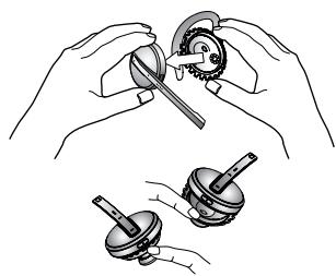JABRA 9470 - Detaching the headband - 2