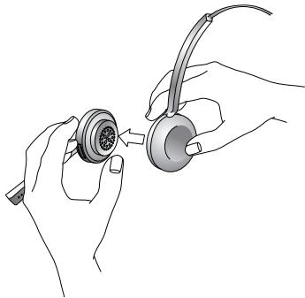 JABRA 9470 - Detaching the headband - 1