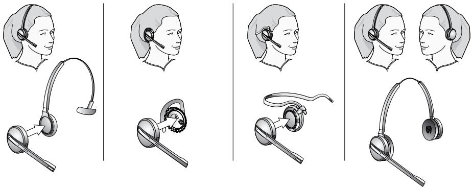 JABRA 9470 - Assembling the Headset - 1