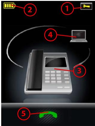 JABRA 9470 - Status bar: - 1