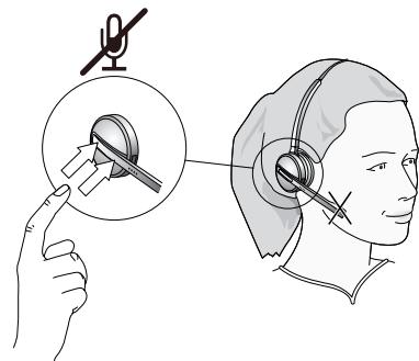 JABRA 9470 - CONTROLLING THE SPEAKER VOLUME AND MICROPHONE - 2