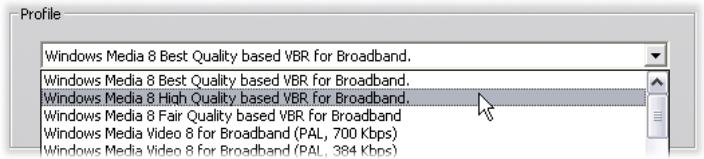 PINNACLE STUDIO 10 PLUS - Make Windows Media file settings - 2