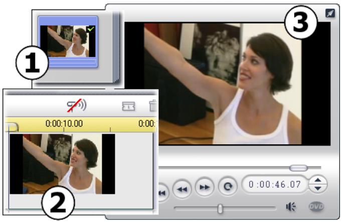 PINNACLE STUDIO 10 PLUS - The project video format - 3