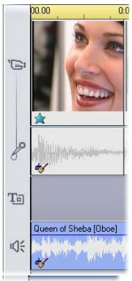 PINNACLE STUDIO 10 PLUS - Icons for audio effects - 1