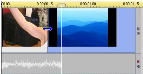 PINNACLE STUDIO 10 PLUS - To perform an L-cut: - 3