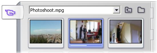 PINNACLE STUDIO 10 PLUS - To view captured video starting at a selected scene: - 1