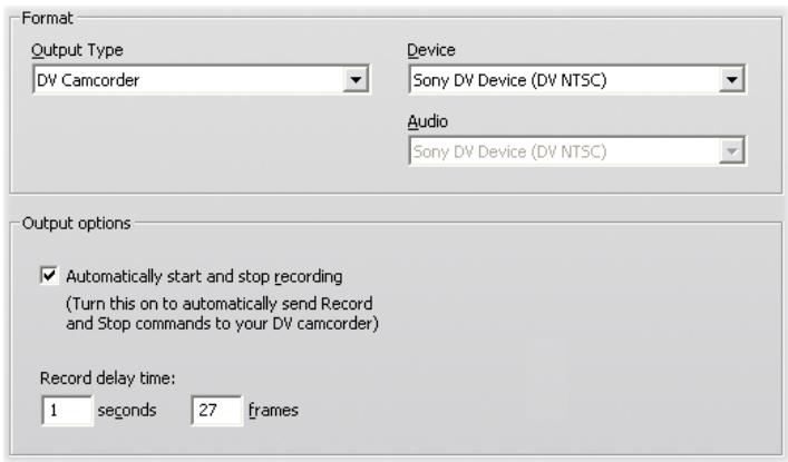 PINNACLE STUDIO 10 PLUS - Make tape settings - 1