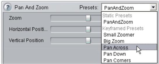 PINNACLE STUDIO 10 PLUS - Using parameter presets - 1