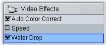 PINNACLE STUDIO 10 PLUS - Working with the effects list - 1