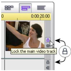 PINNACLE STUDIO 10 PLUS - Track locking - 1