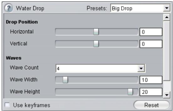 PINNACLE STUDIO 10 PLUS - Changing effect parameters - 1