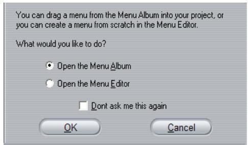 PINNACLE STUDIO 10 PLUS - The Disc menu tool - 1