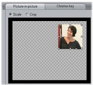 PINNACLE STUDIO 10 PLUS - Picture-in-picture tool controls - 1
