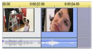 PINNACLE STUDIO 10 PLUS - To trim with multiple clips on the Timeline: - 4