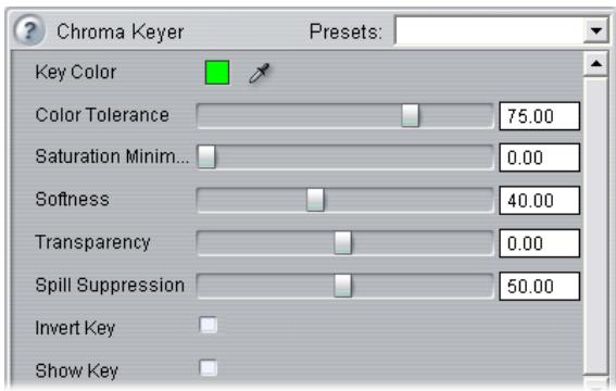 PINNACLE STUDIO 10 PLUS - The chroma key effect interface - 1