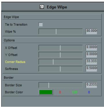 PINNACLE HOLLYWOOD FX V5 - Filter - Edge Wipe - 1