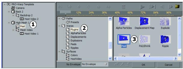 PINNACLE HOLLYWOOD FX V5.5 - To attach the Peel Plugin: - 1