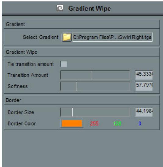 PINNACLE HOLLYWOOD FX V5.5 - To add the Gradient Wipe plugin: - 2