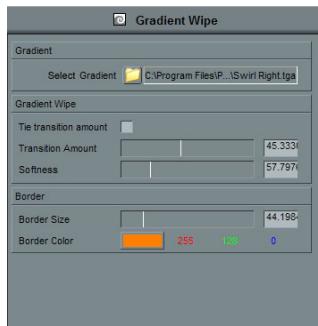 PINNACLE HOLLYWOOD FX V5.5 - Filter - Gradient Wipe - 1