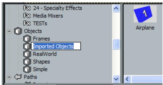 PINNACLE HOLLYWOOD FX V5.5 - To import a Lightwave 3D object: - 3