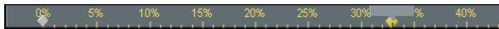 PINNACLE HOLLYWOOD FX V5.5 - The Transition ruler (percentage divisions) - 1