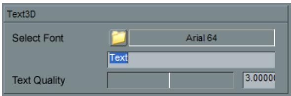 PINNACLE HOLLYWOOD FX V5.5 - To set 3D Text options: - 1
