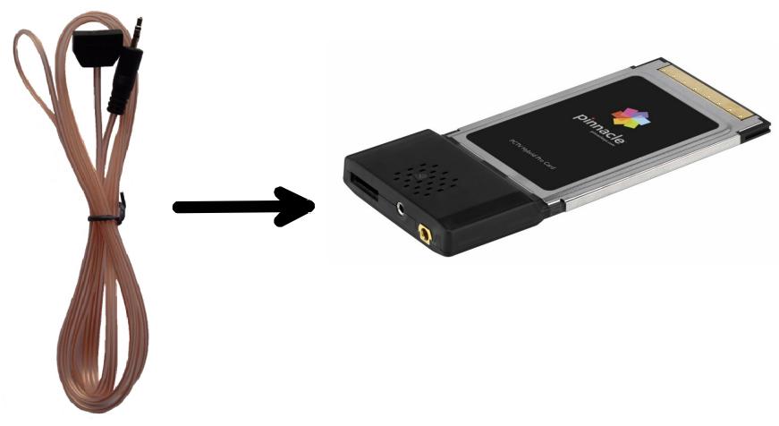 PINNACLE PCTV 310C - Connecting the Radio Antenna (Optional) - 1