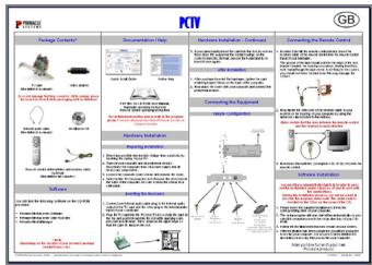 PINNACLE PCTV 50I - Package Contents - 7