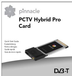PINNACLE PCTV HYBRID PRO STICK 310C - Table of Contents - 8