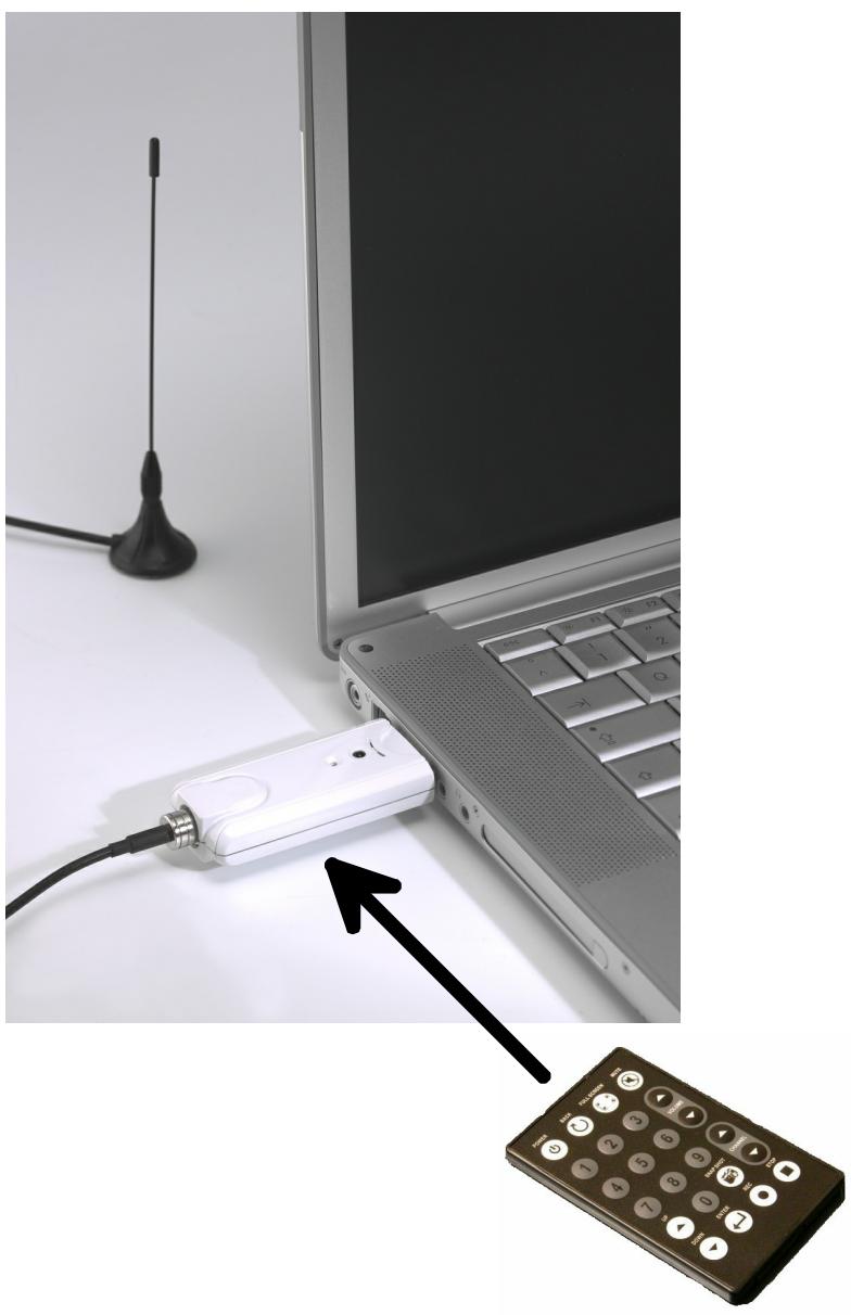 PINNACLE PCTV USB-STICK - Using the remote control - 1