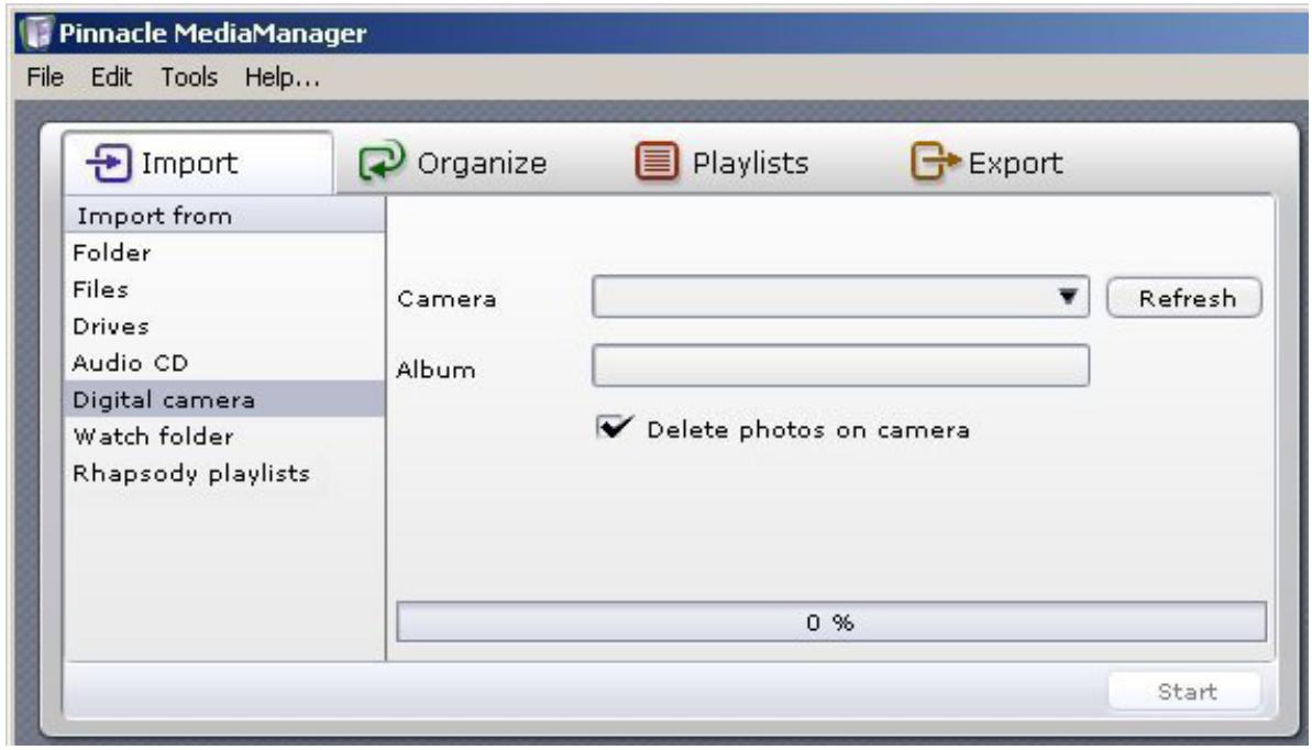 PINNACLE SHOWCENTER - Import - Digital Camera - 2
