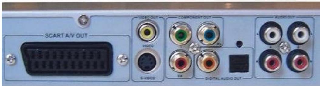 PINNACLE SHOWCENTER - Connecting the ShowCenter Player to the Television SCART out / video and audio out - 1