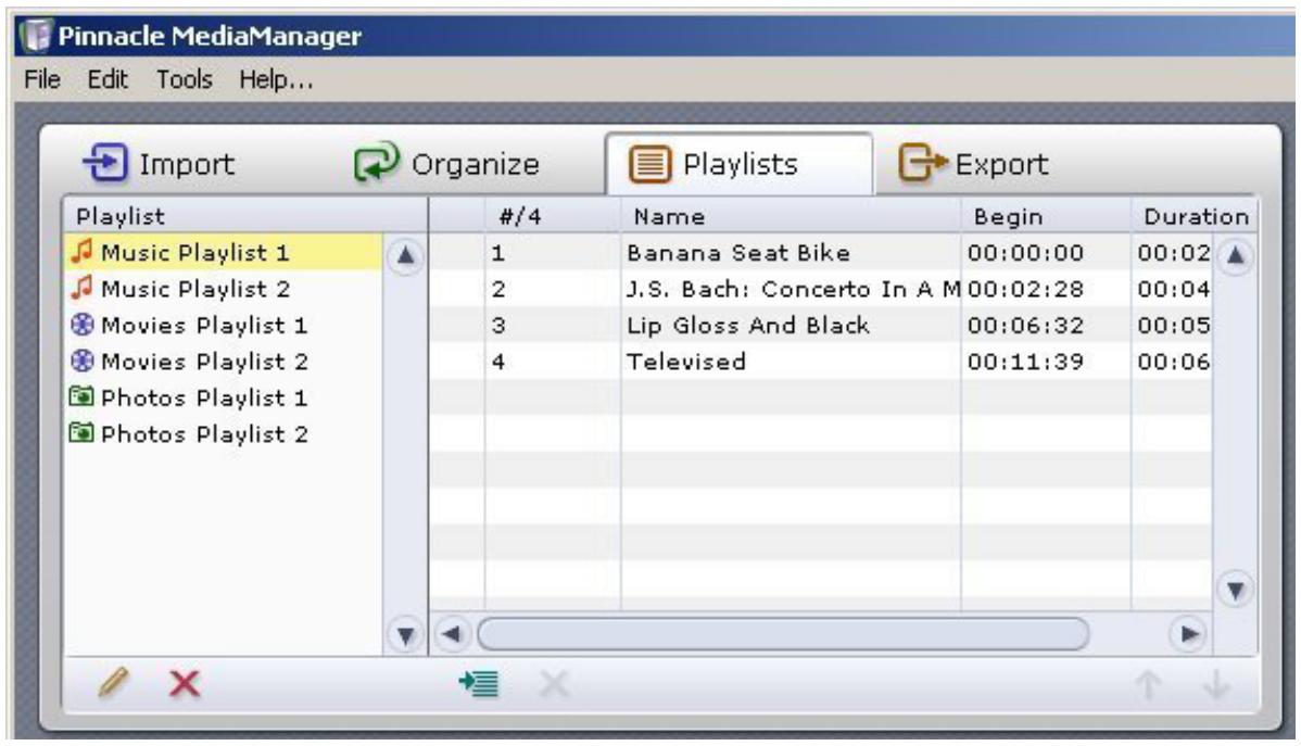 PINNACLE SHOWCENTER - Creating and Editing Playlists - 1