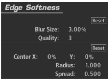 PINNACLE MAGIC BULLET LOOKS - Edge Softness (appears in Lens) - 1