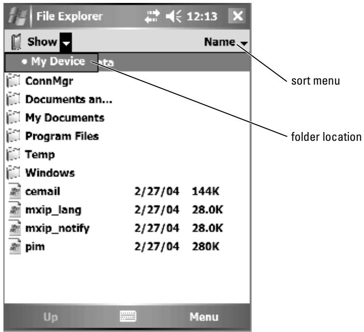 DELL AXIM X51 - Searching for Information - 1