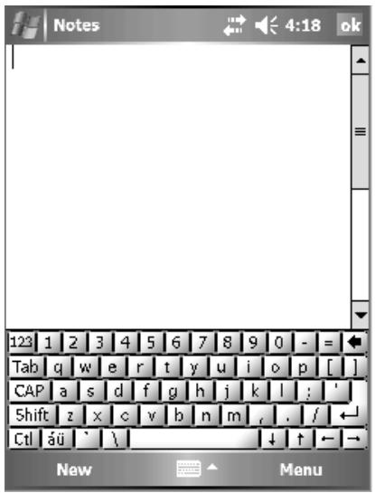 DELL AXIM X51 - Notes - 1