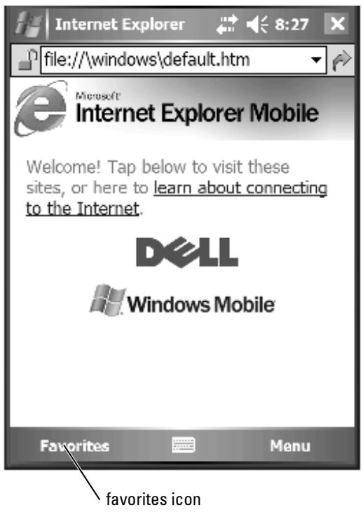 DELL AXIM X51 - Browsing Mobile Favorites and the Web - 1