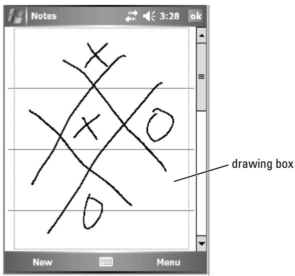 DELL AXIM X51 - Creating a Drawing - 2