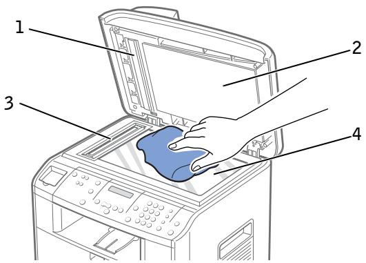 DELL 1600N - Cleaning the scanner - 2
