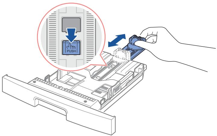 DELL 1600N - Loading Paper Into the Paper Tray - 3
