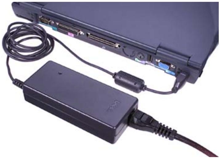 DELL LATITUDE C510 - Подкlioуене aадапетера nepemehHoro toka - 1