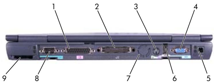 DELL LATITUDE C510 - Pohled zezadu - 3