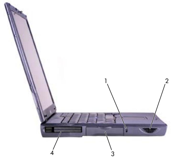 DELL LATITUDE C610 - Pogled z leve strani - 1
