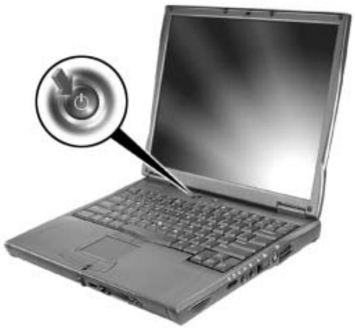 DELL LATITUDE C610 - Zapnutí počítače - 2