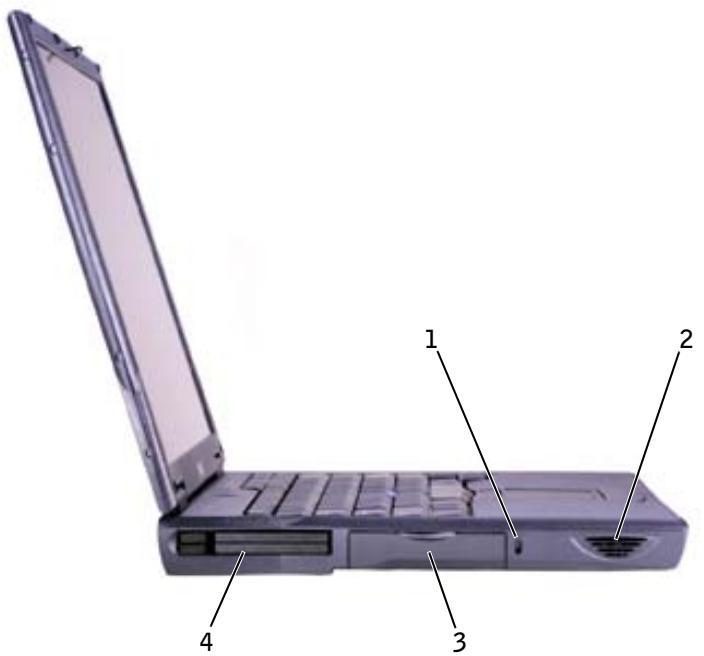 DELL LATITUDE C610 - Sett fra venstre - 1